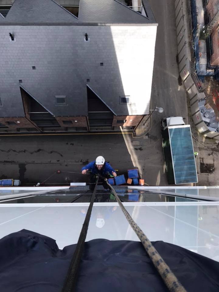 Newly Qualified Rope Access Window Cleaner